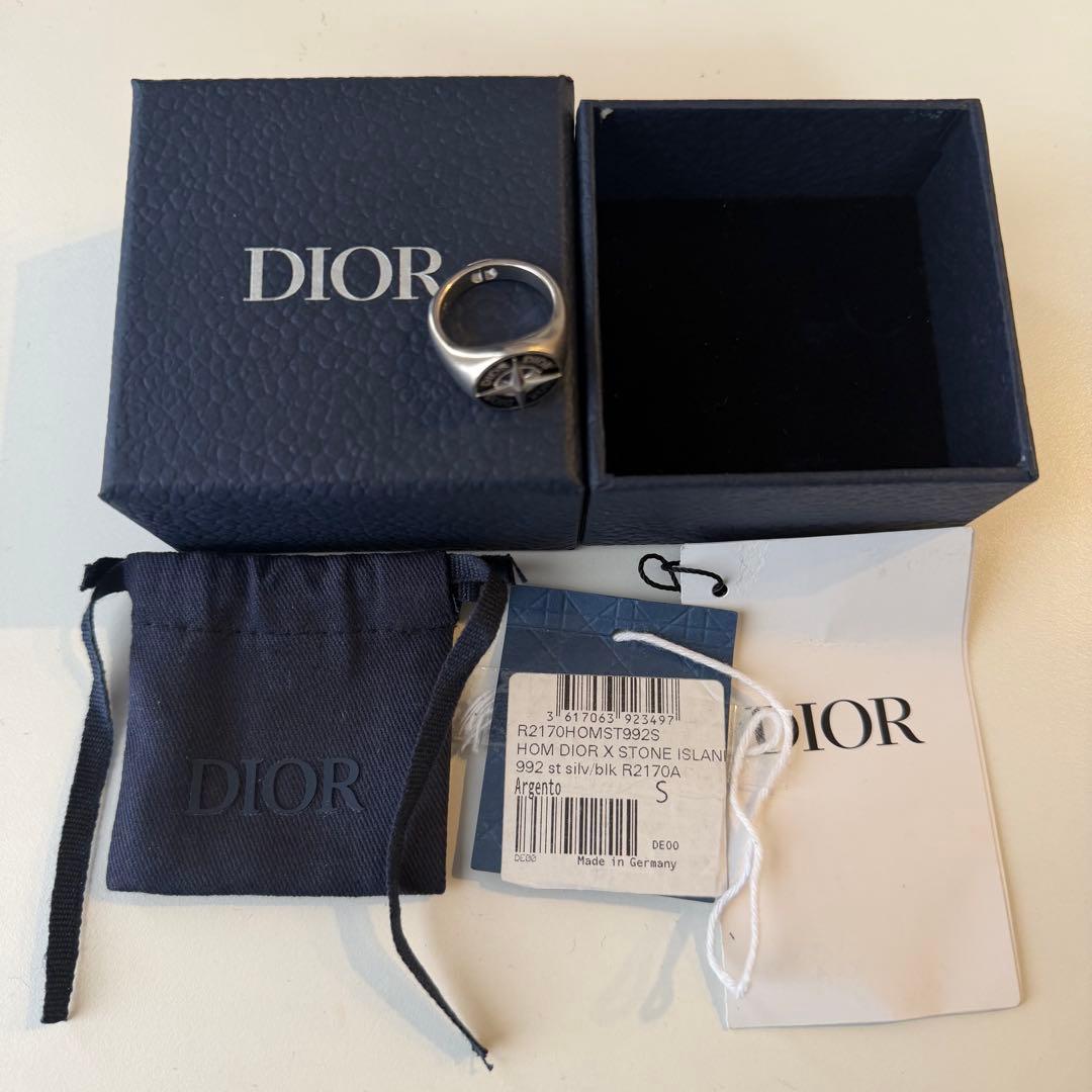 DIOR × STONE  コラボ　シグネットリング Sサイズ