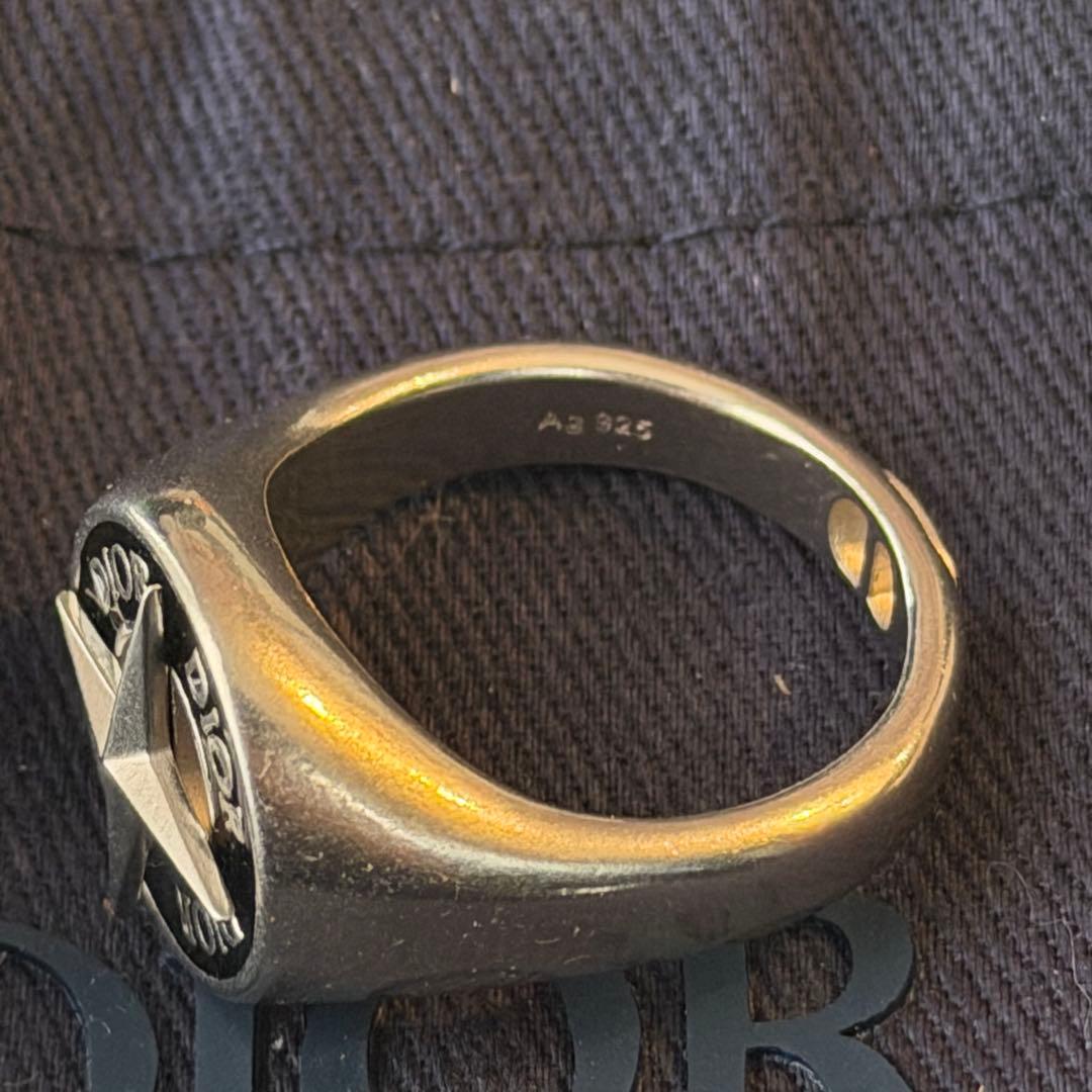 DIOR × STONE  コラボ　シグネットリング Sサイズ
