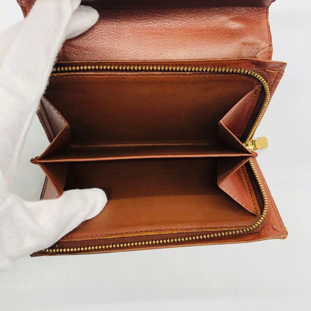 ルイヴィトン　ポルトモネ　ビエ　トレゾール　M61736 モノグラム　二つ折財布