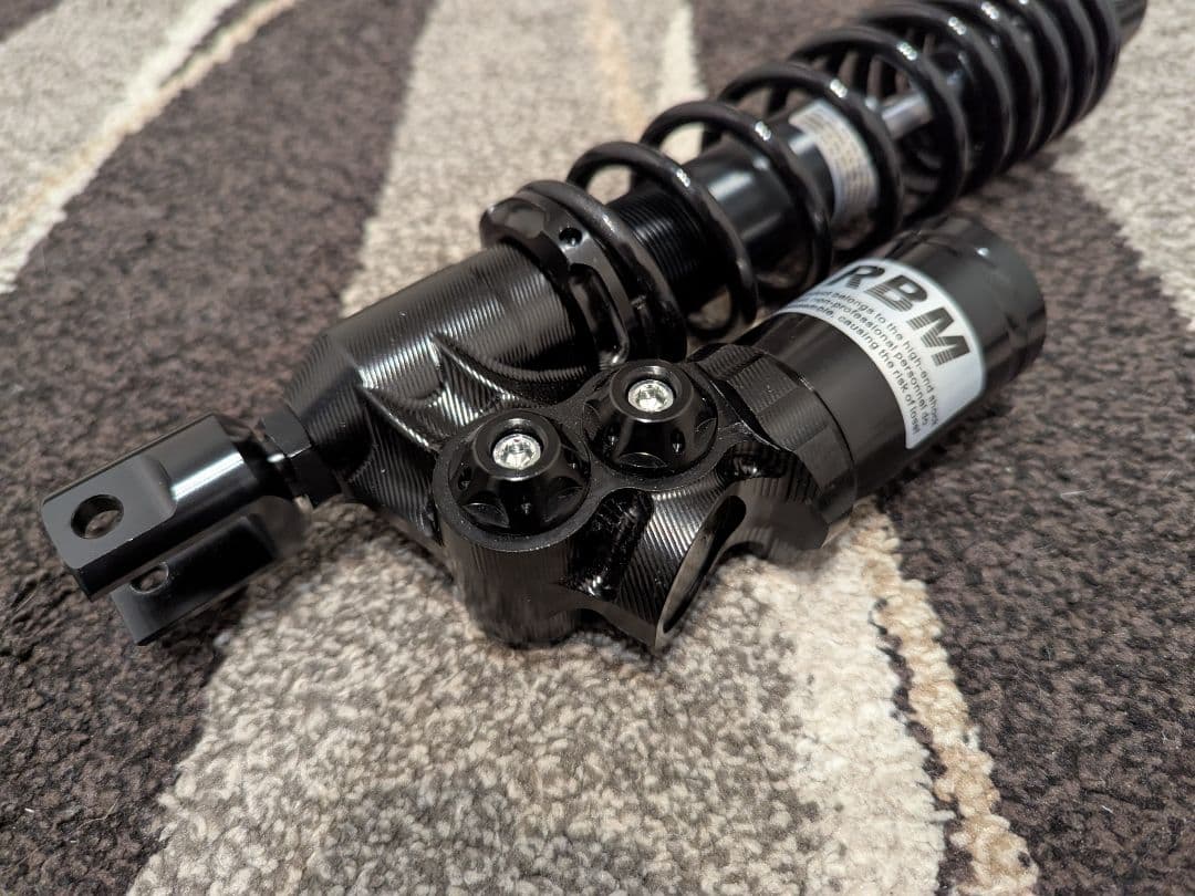 RBM HighEndモデル　レーシングサスペンション 2個セット　ブラック