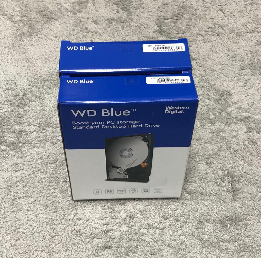 【新品未使用】WESTERN DIGITAL 8TB HDD 3.5インチ2台