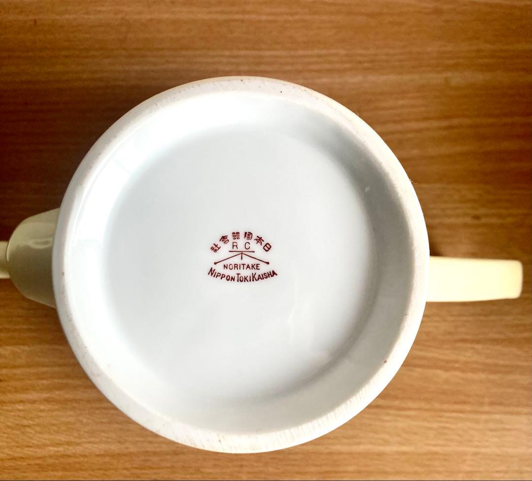 オールドノリタケ ティーポット 1912年 ヤジロベー印 アンティーク工芸品