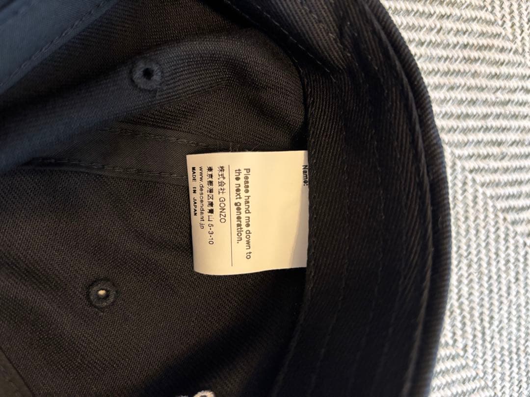 DESCENDANT／HORIZON 6PANEL キャップ