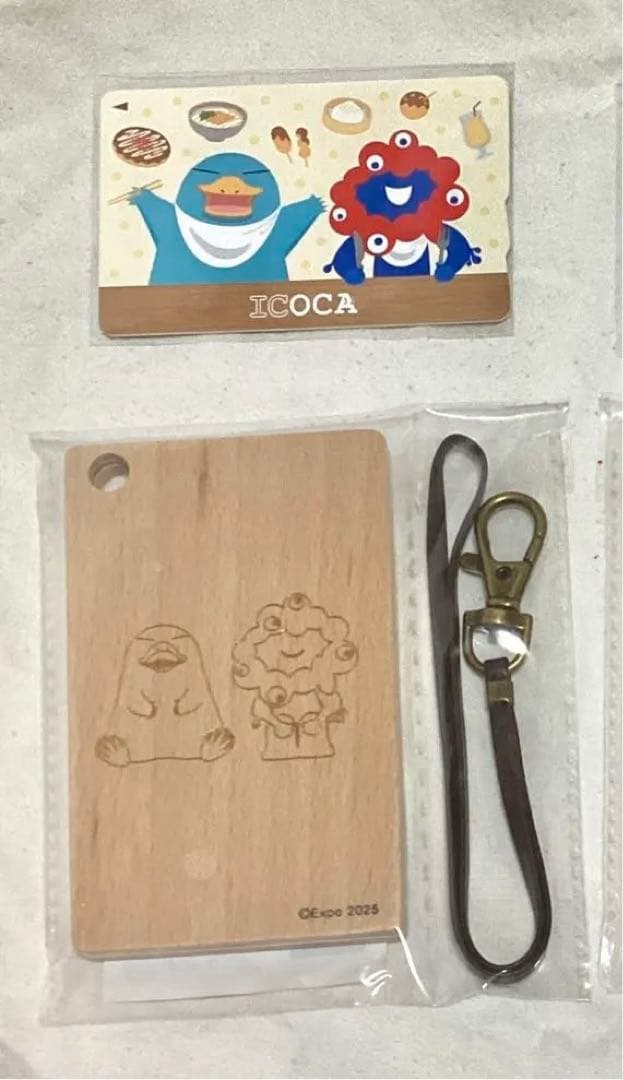 完売品◆EXPO2025 大阪万博　関西万博　木製パスケースA B ICOCA
