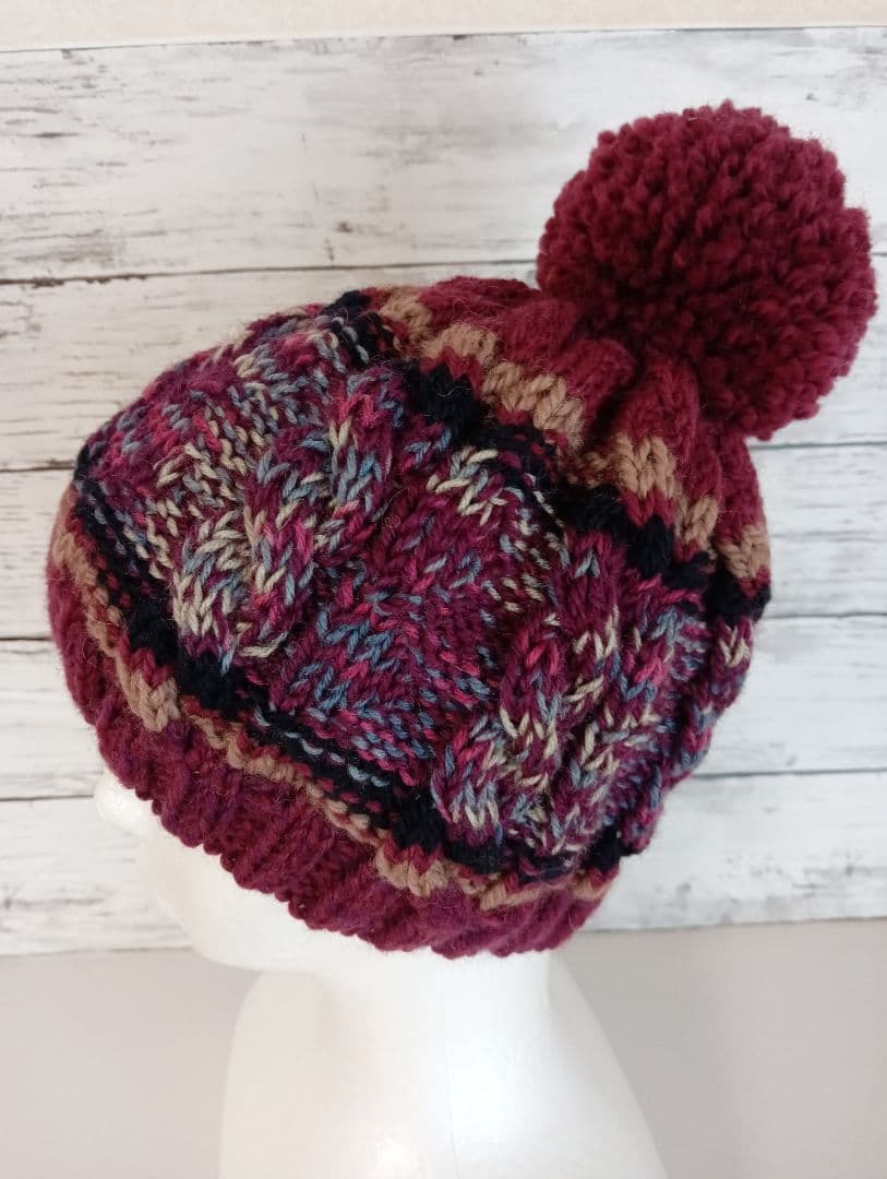 【常盤ひろみ】 手編み帽子　　手編み　帽子　5点セット　Sサイズ