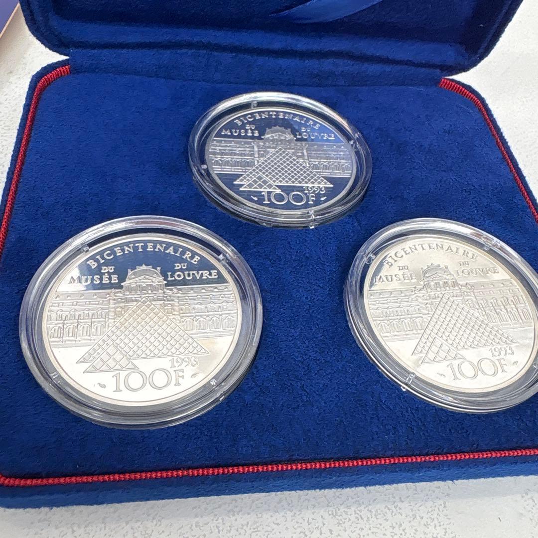 MONNAIE DE PARIS ルーヴル美術館 200周年 銀貨セット