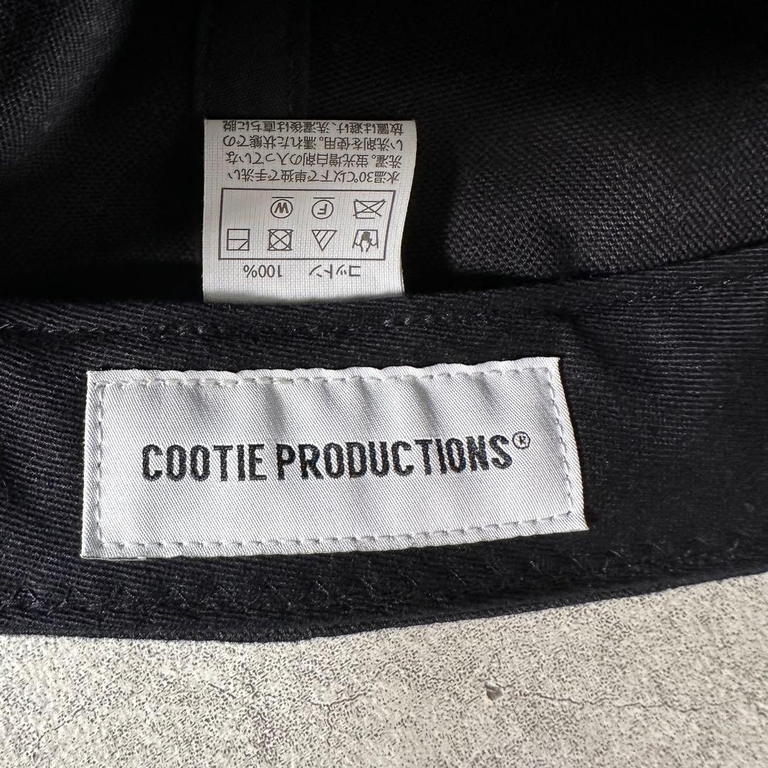 25SS クーティー COOTIE PRODUCTIONS 6パネルキャップ 黒