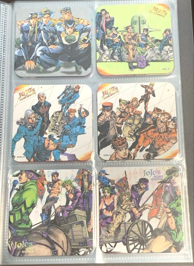ジョジョの奇妙な冒険　原画展　アートコースター　58種