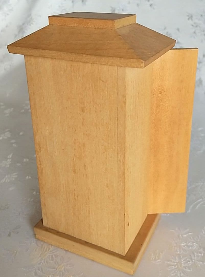 阿弥陀如来立像【極小】#401 厨子入り 木彫 仏像