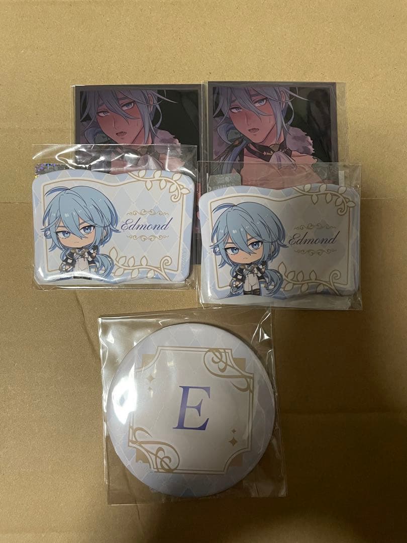 nu カーニバル ちゃれくじ　エドモンド　缶バッジ　缶ミラー　ブロマイド