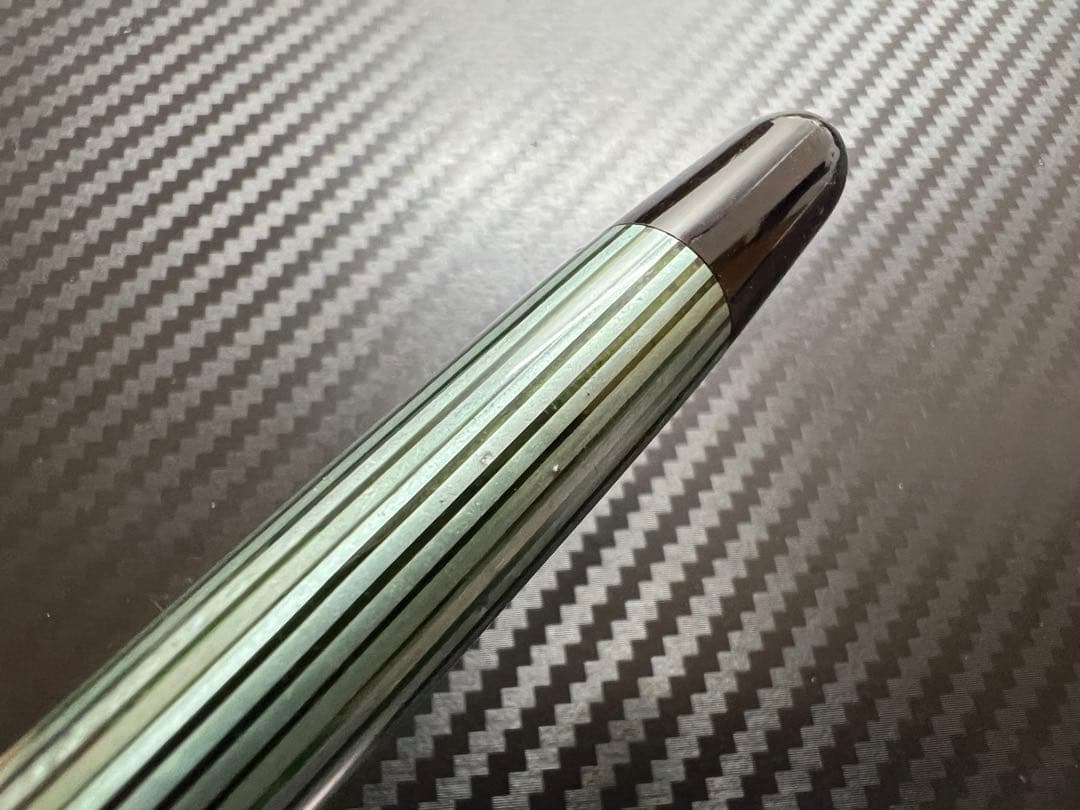 ペリカン 400NN M&K EF 極細字 緑縞 グリーン 万年筆