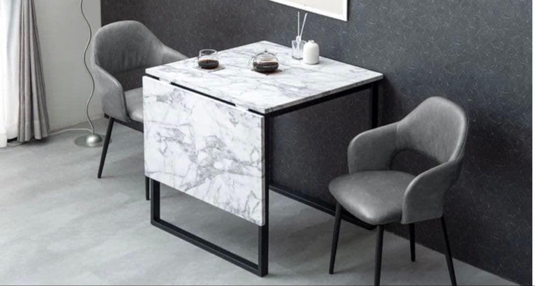 タンスのゲン　バタフライテーブル チェア×2セット