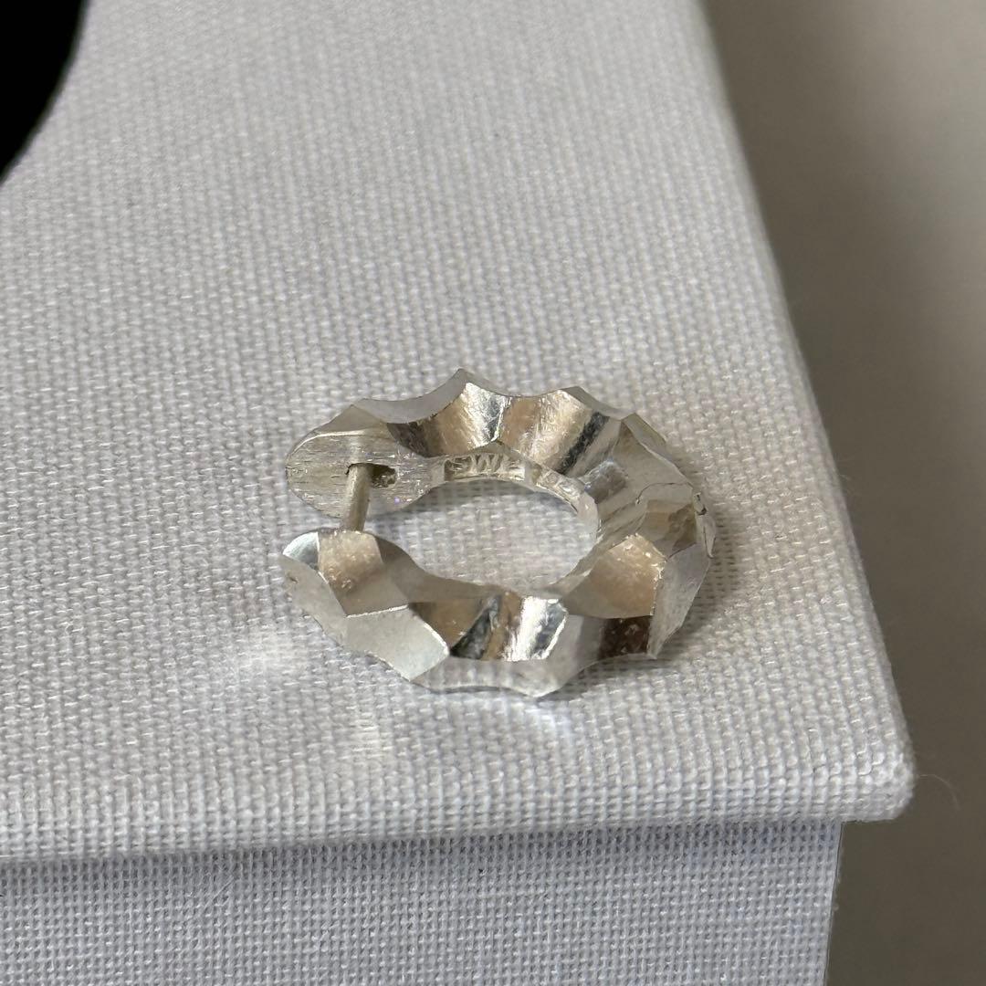 【定価3.3万】All Blues Almost ピアス シルバー シングル W