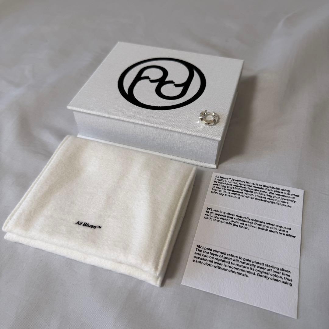 【定価3.3万】All Blues Almost ピアス シルバー シングル W