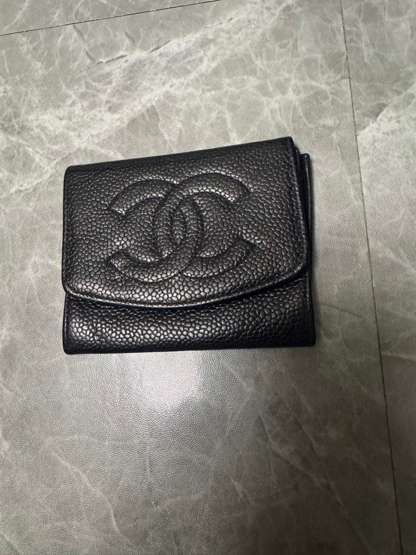 CHANEL ブラック 二つ折り財布　セット