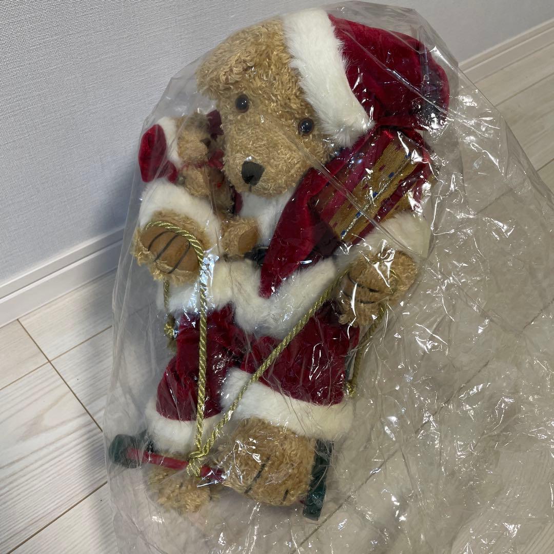 テディベアサンタクロース　そり