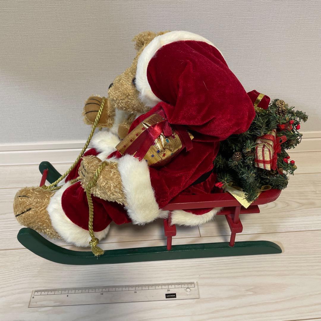 テディベアサンタクロース　そり