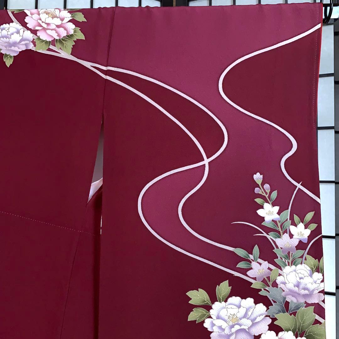 り*い様 【大特価】振袖　6点セット　牡丹柄　友禅　身丈164cm 金糸刺繍　あ