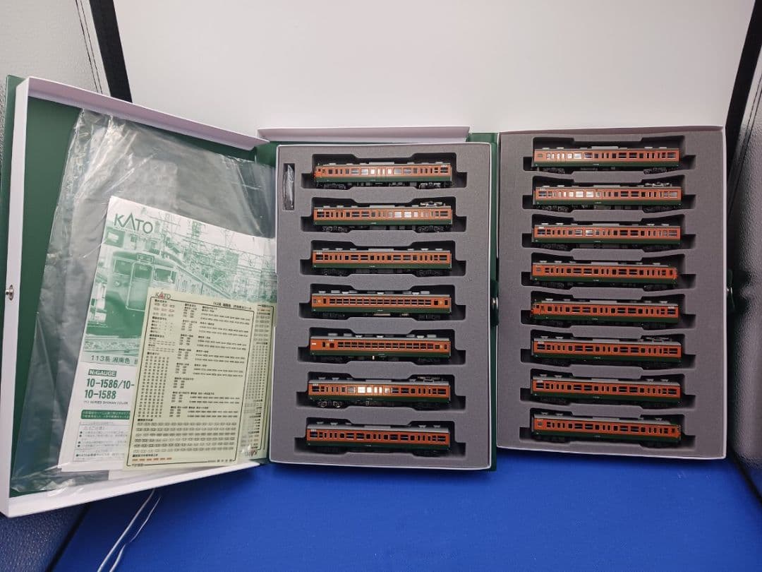 KATO10-1586 1587 1588 113系湘南色 基 増 付 15両