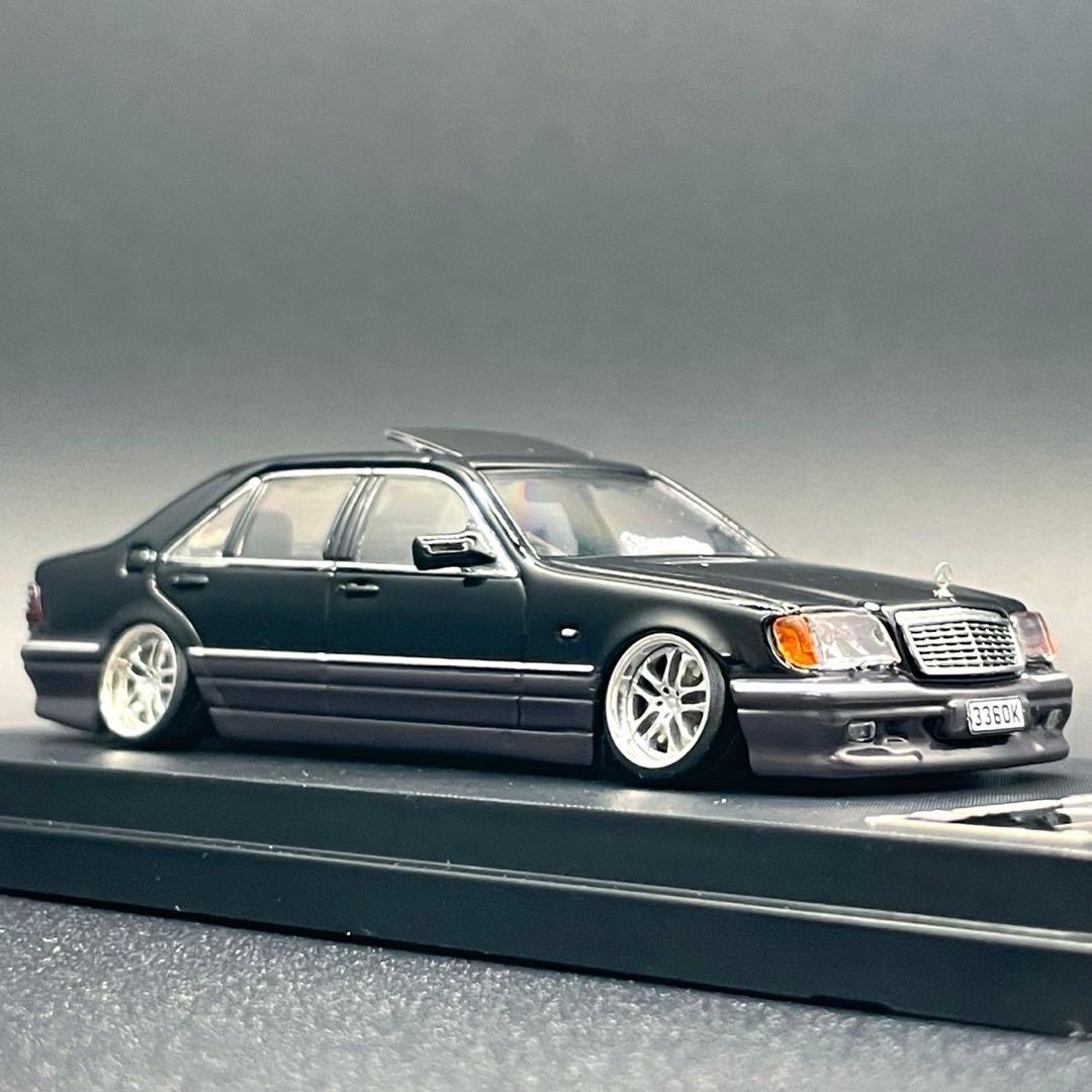 1/64 StreetWeapon ベンツ　W140 限定499個　ブラック