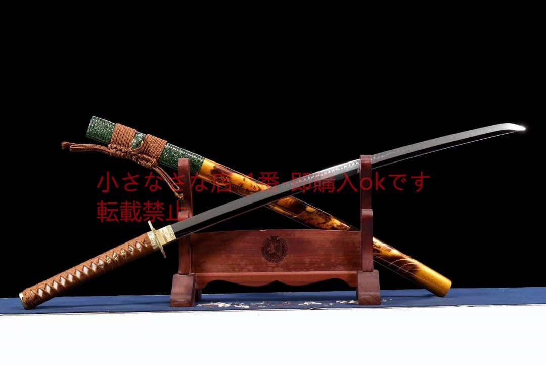 T10焼刃超鏡面銅装侍刀『顔如玉』 古兵器 武具 刀装具 日本刀 模造刀 居合刀