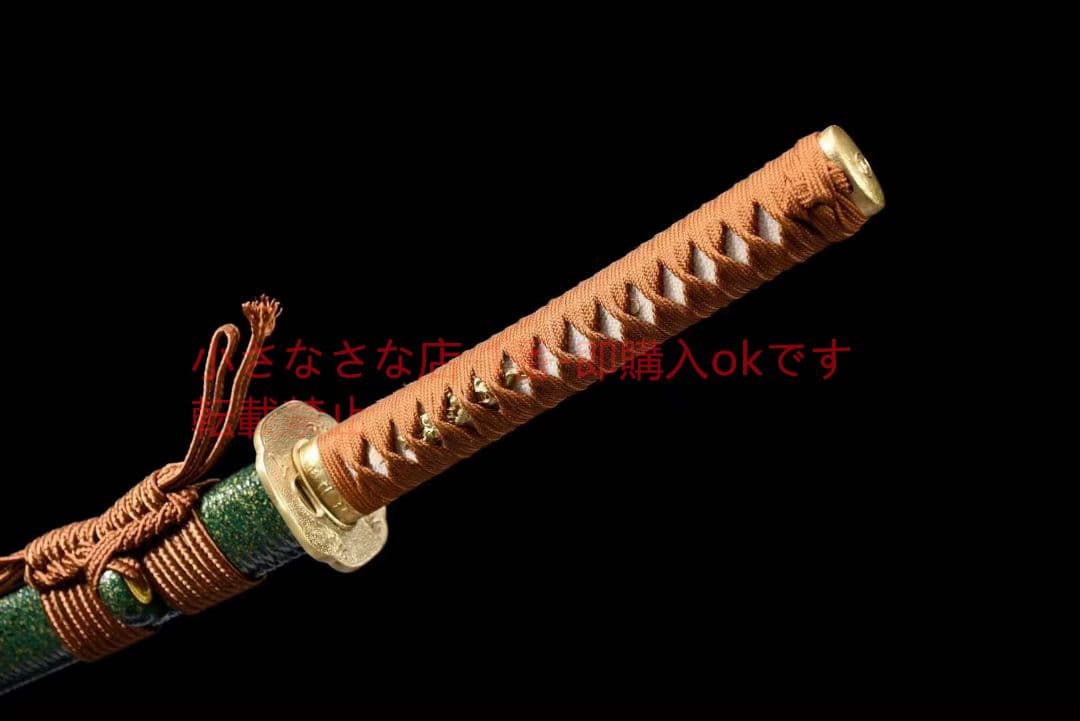 T10焼刃超鏡面銅装侍刀『顔如玉』 古兵器 武具 刀装具 日本刀 模造刀 居合刀