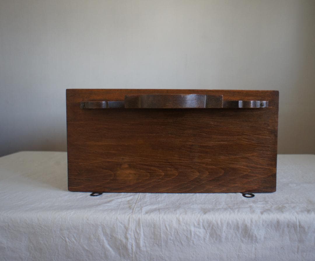 フランスアンティーク　飾り棚　壁掛け　キャビネット　ガラスケース