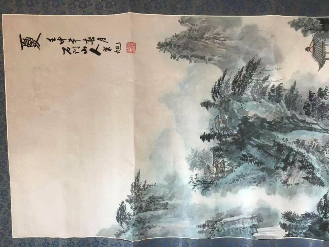 宋旭（そうきょく） 掛軸  肉筆保証