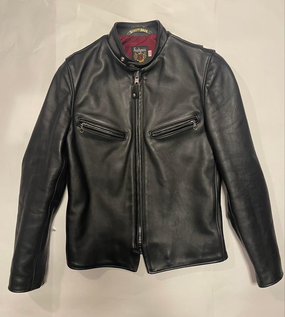 【美品】Schott ショット シングルライダース 641XX 34インチ