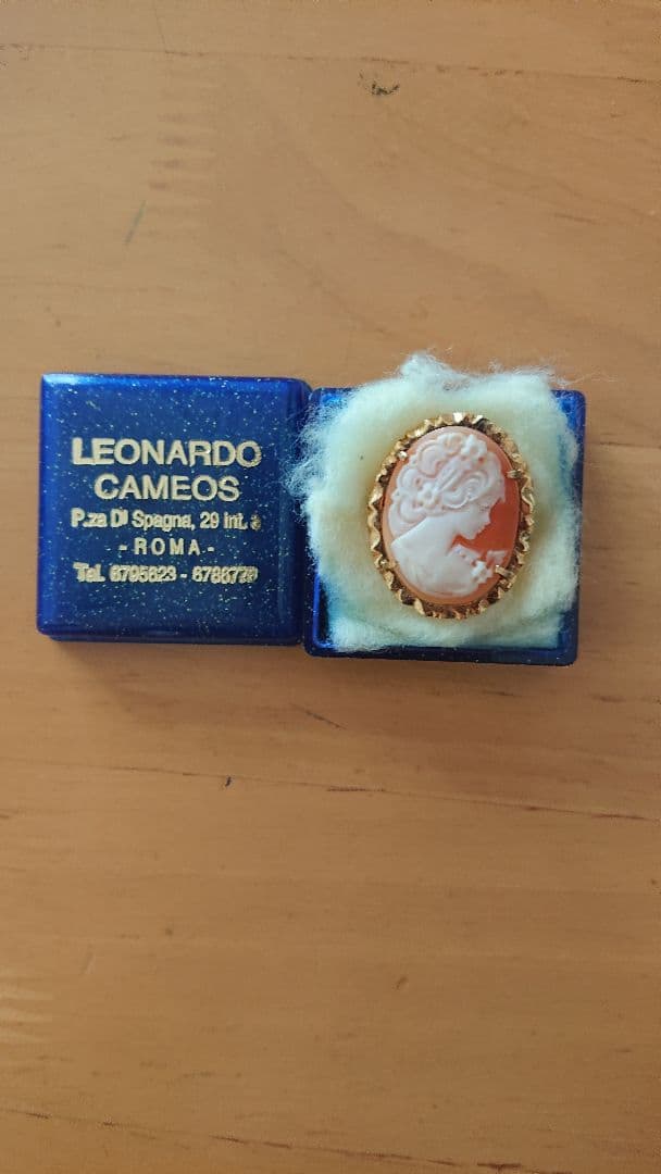 LEONARDO カメオブローチ 3個セット