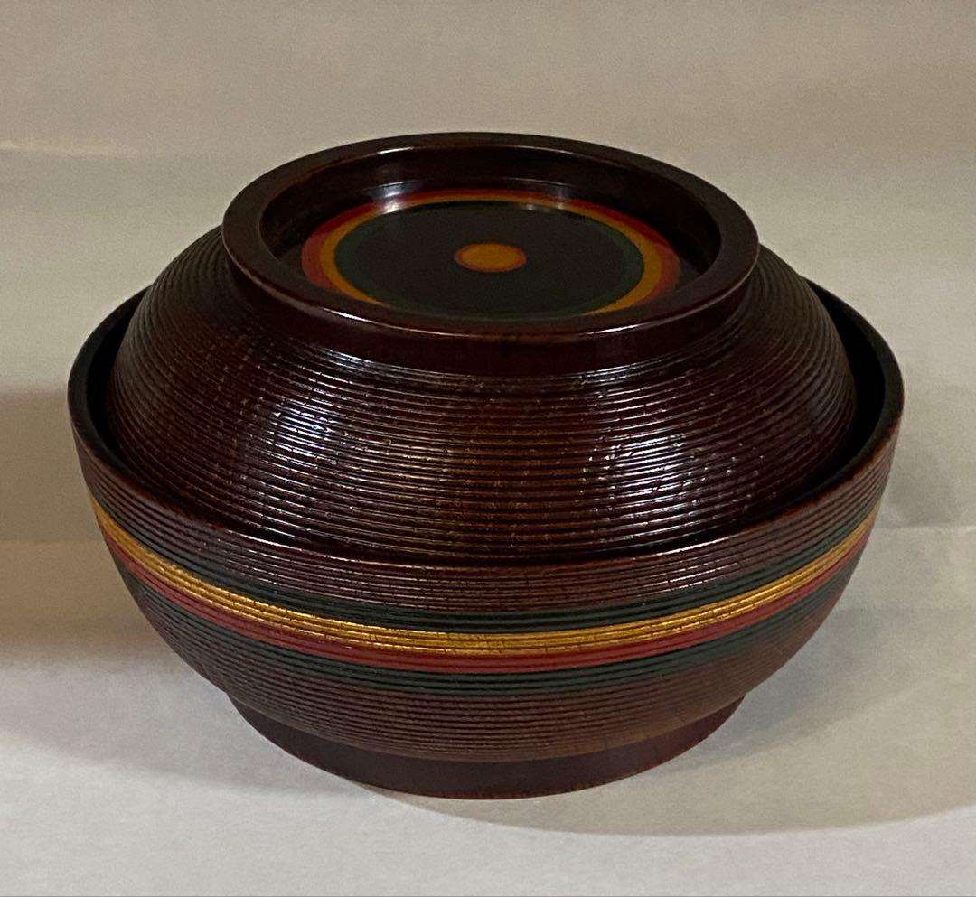 漆器椀　讃岐塗り　4個