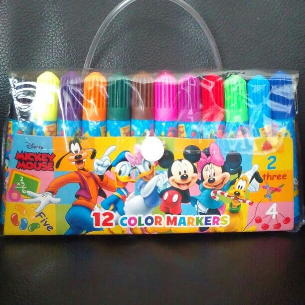 ディズニー☆★ミッキー&フレンズ★☆サインペン12色セット(*´∀`)♪850円