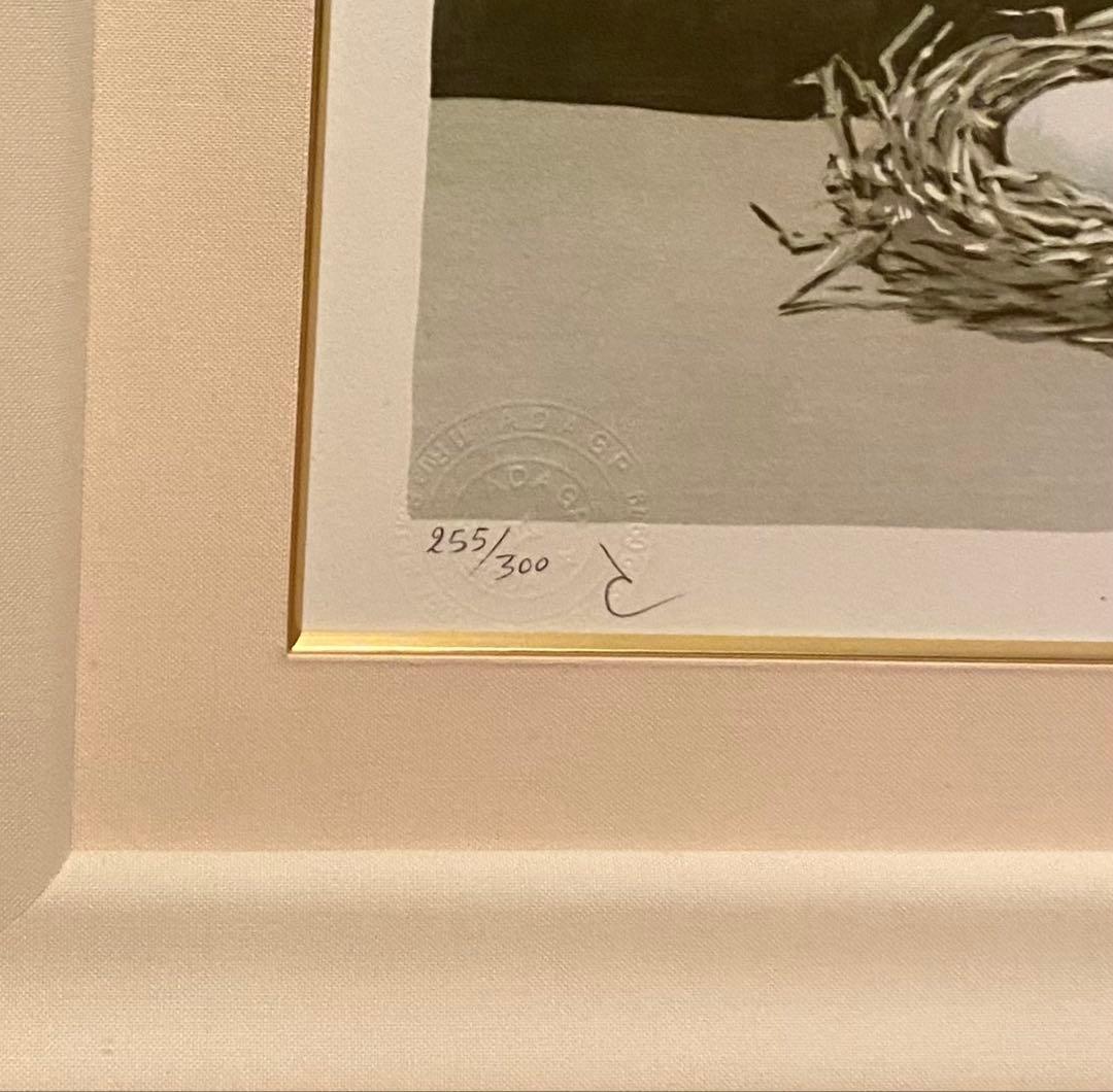 マグリット　リトグラフ「奇跡の国」