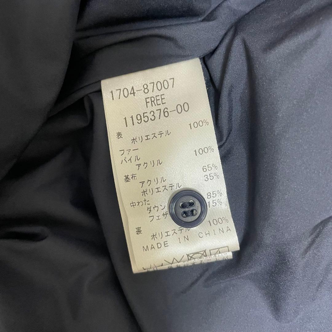 【新品未使用】TartineetChocolat ダウン　ポンチョ　ケープ