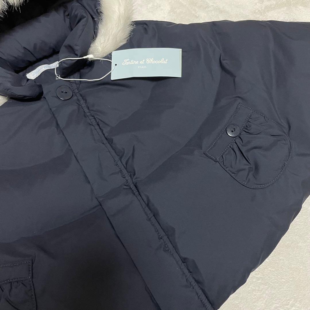 【新品未使用】TartineetChocolat ダウン　ポンチョ　ケープ