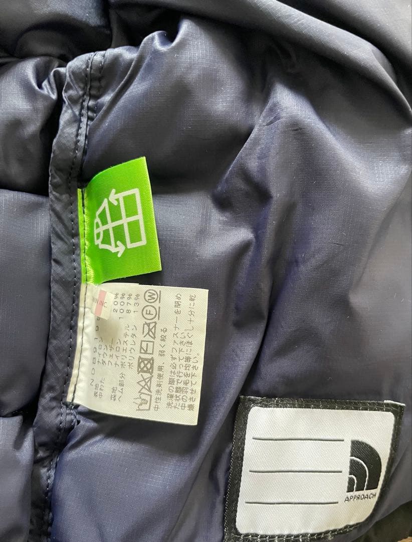 美品☆90cm THE NORTH FACE キッズ ベビー ダウン ネイビー