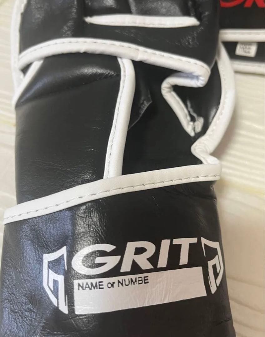 新品　GRIT オープンフィンガーグローブ 黒