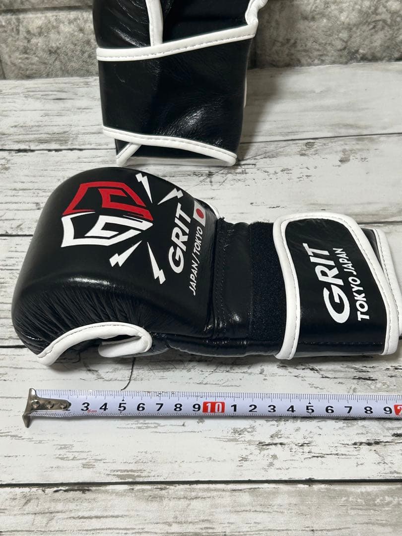新品　GRIT オープンフィンガーグローブ 黒