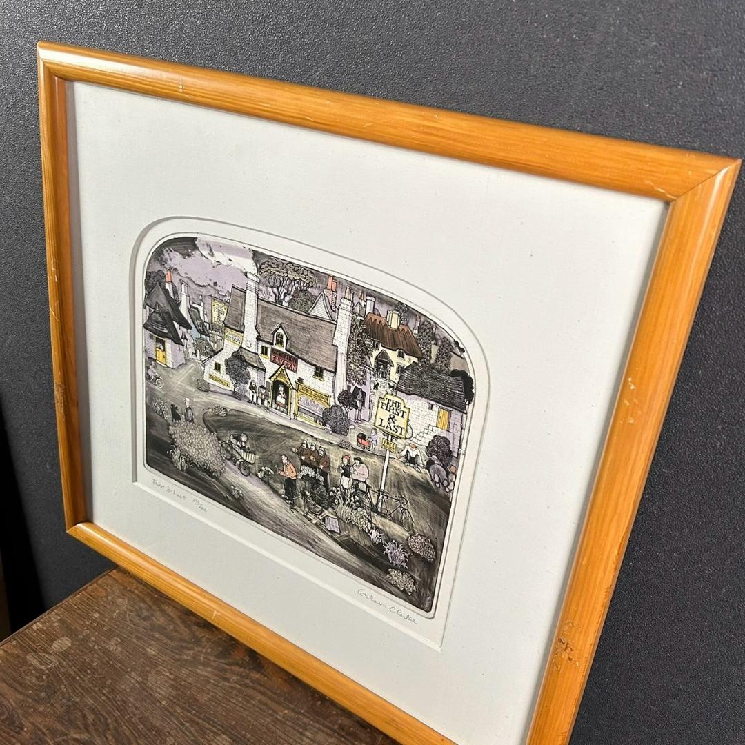 【最終値下げ】グラハム・クラーク「First & Last」銅版画 直筆サイン入
