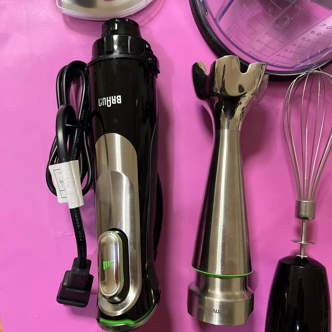 Braun ハンドブレンダー フードプロセッサー付き 未使用品