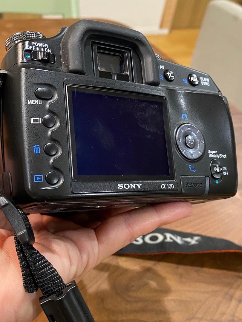 SONY α100 CCDデジタル一眼 75-300 28-80 2本動作品