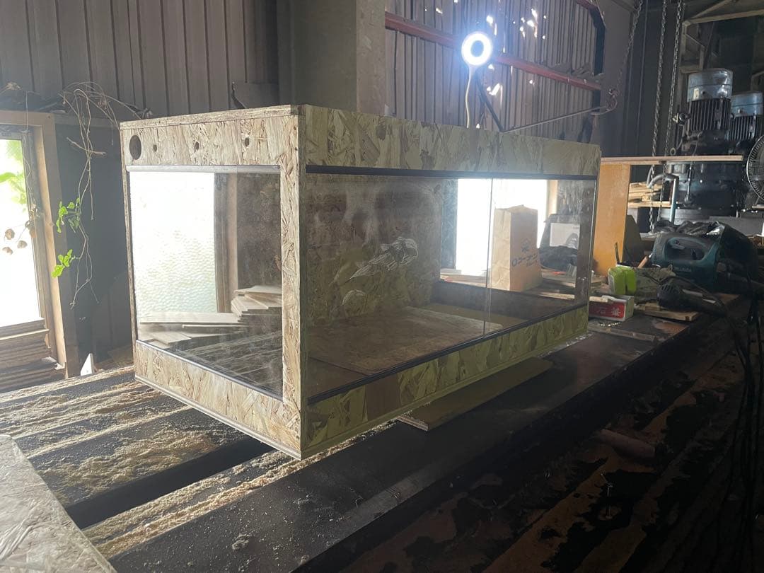 爬虫類ケージ　80×40×40 サイドアクリル仕様 飼育ケージ　ペット