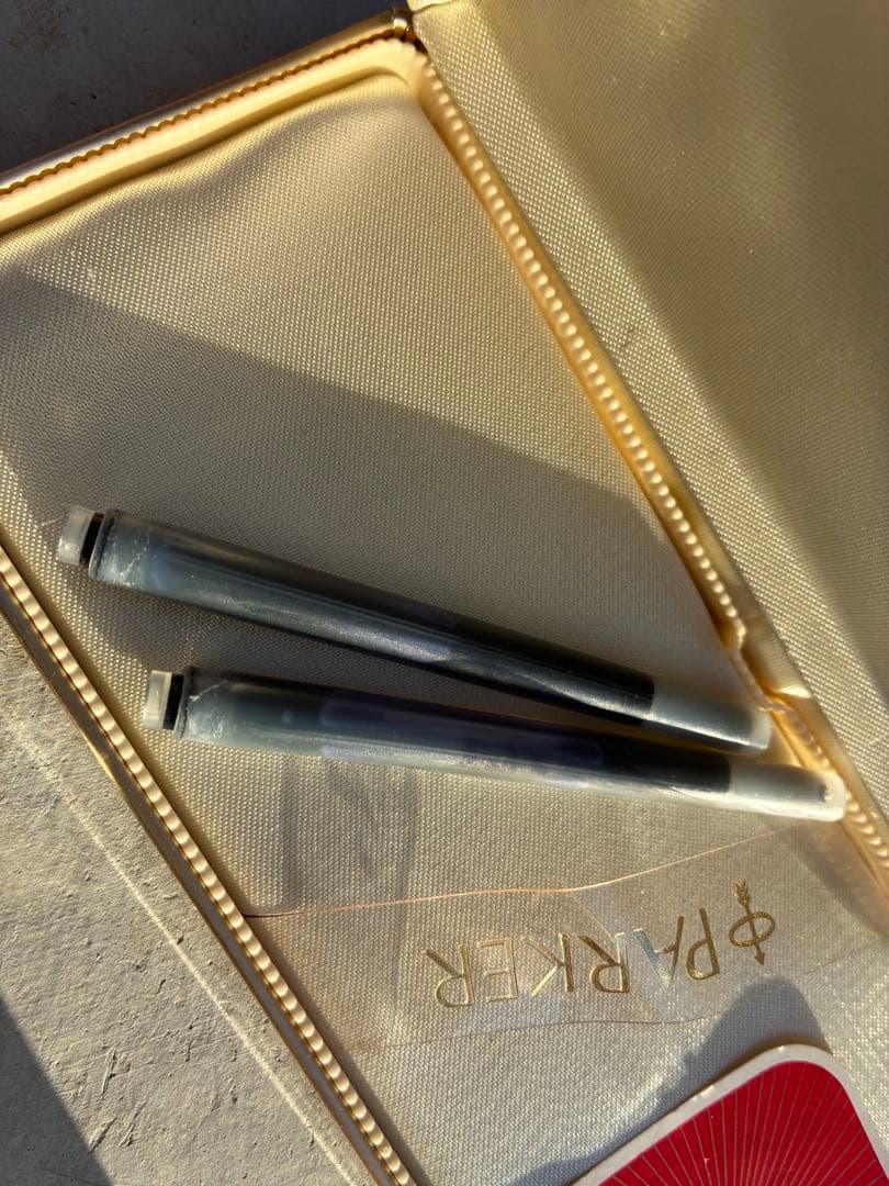 あ*き様 PARKER パーカー 万年筆 スターリングシルバー 14K ケース