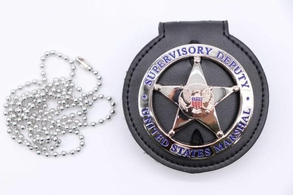 新品 SUPERVISORY  USマーシャル バッジ レザー レプリカ