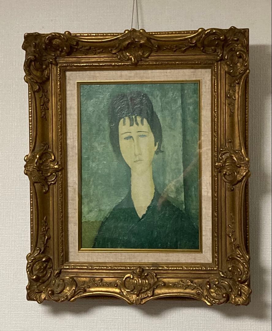 ◆モディニアーニ『 婦人像 』 ◆世界が認める/ PAT承認/ 名画 ◆油彩画