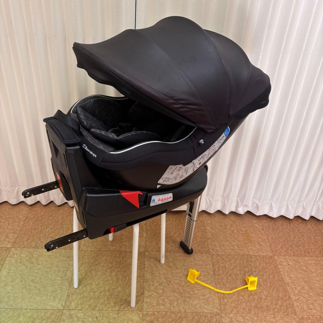 クリーニング済☆綺麗☆　新生児OK　シーエー　ターン　レジェFIX　ISOFIX