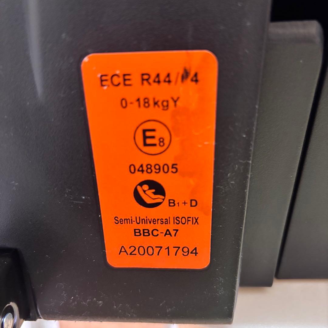 クリーニング済☆綺麗☆　新生児OK　シーエー　ターン　レジェFIX　ISOFIX