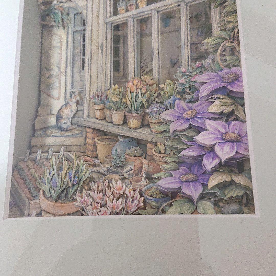 シャドーBOX 完成品  キムジャコブクレマチス