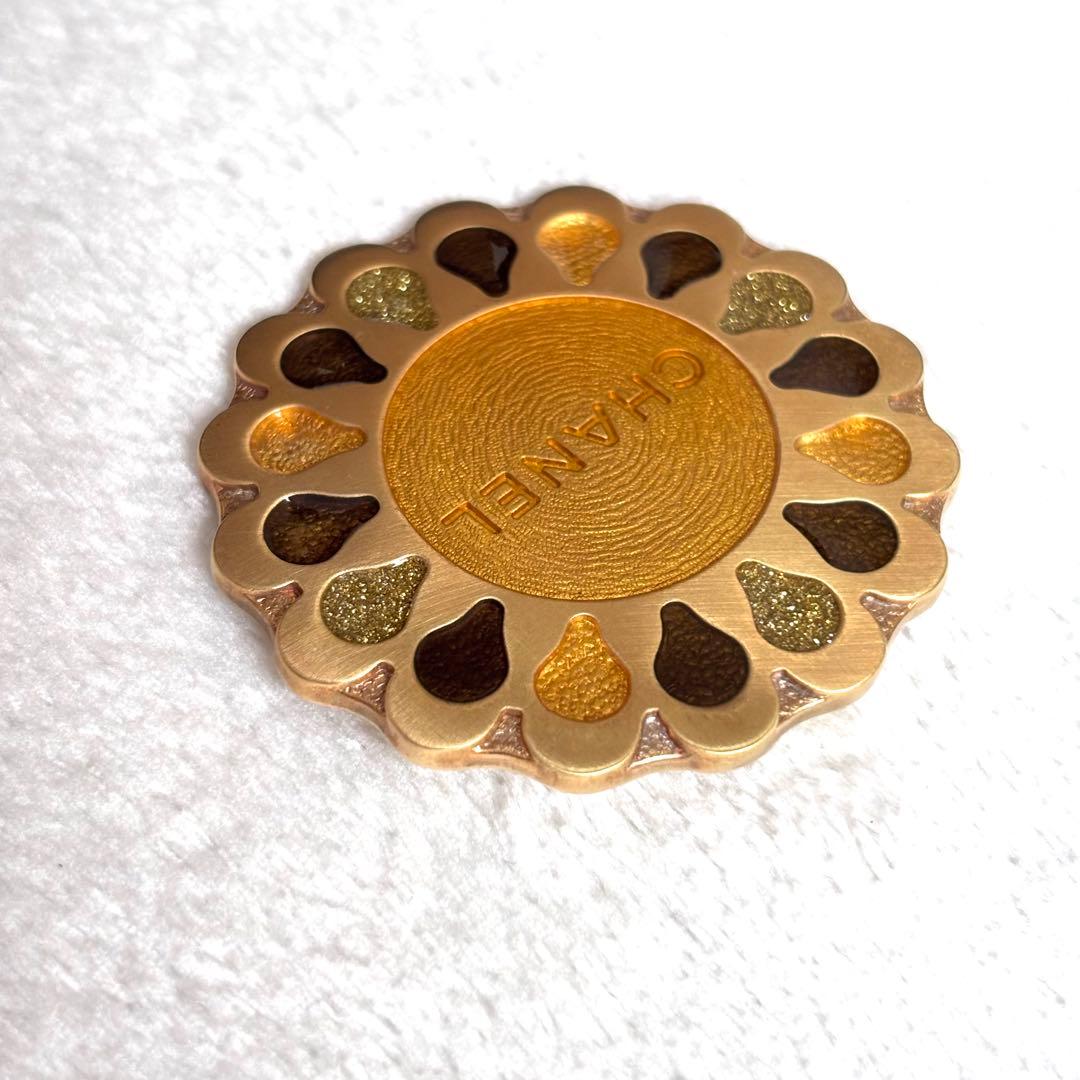 【美品】CHANEL (シャネル) ゴールド ブローチ 箱付き 99A刻印