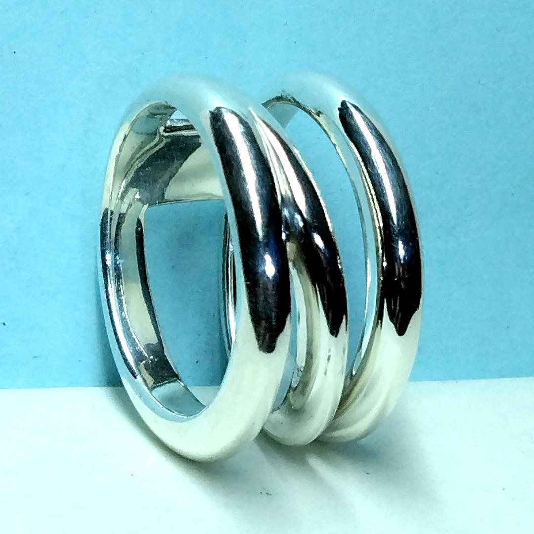 ティファニーダイアゴナルリング 13号　新品仕上げ　無傷未使用に近い